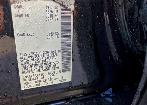 2018 Nissan Altima 2.5 из США, поврежденный, VIN 1N4AL3AP3JC156516